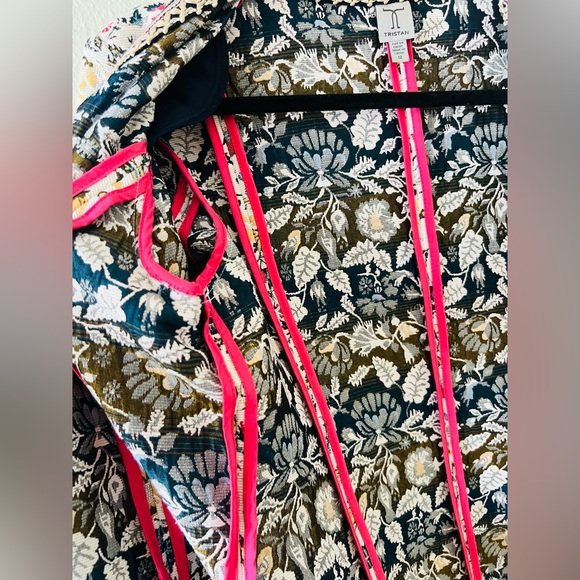 Tristan Floral Quilted Long Jacket - Picture 8 of 12